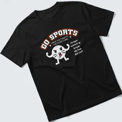 Kawaii style angry cat face with 'No Sports' text in vibrant colors