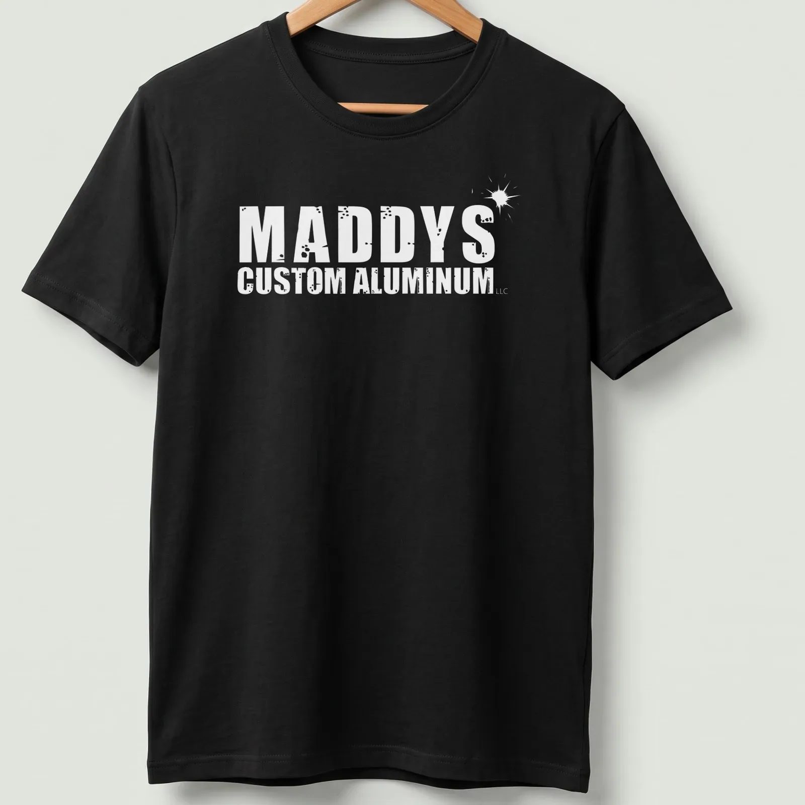 Bold graphic Skull Custom T-shirt with striking black and white design — printed on a unisex t-shirt