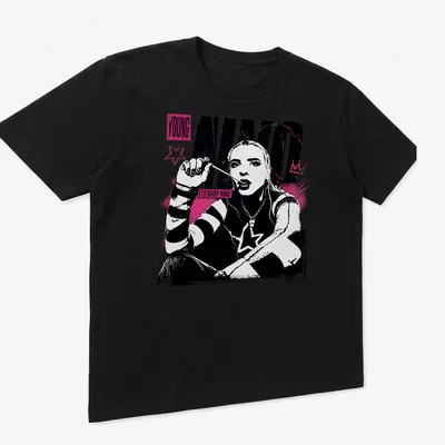 Cartoon baby character with the phrase 'Its Baby Nino' in a playful design. — printed on a unisex t-shirt (angled view)